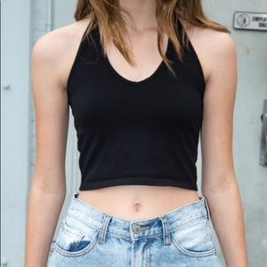 Black brandy Melville halter top